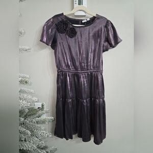 Elegant Purple Kids Dress Gap